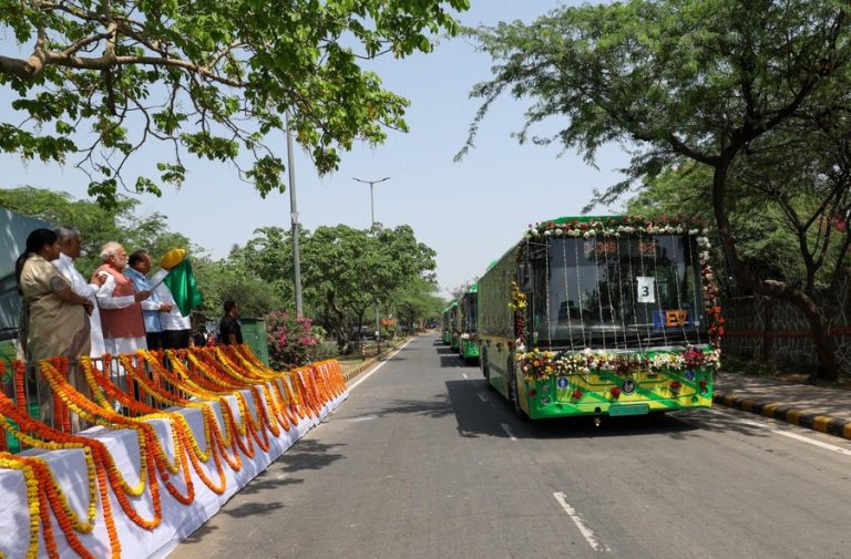 India: Prime Minister flags off electric buses in Delhi to promote clean and green urban mobility