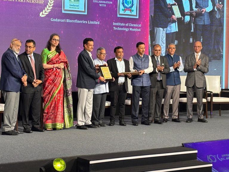 Godavari Biorefineries recognised with ICC – K. V. Mariwala Award for Industry–Academia Partnership