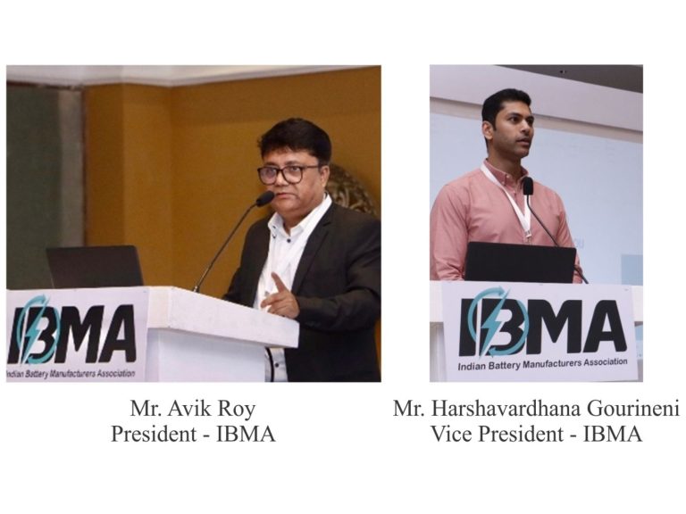 Indian Battery Manufacturers Association appoints Avik Roy as President and Harshavardhana Gourineni as Vice President