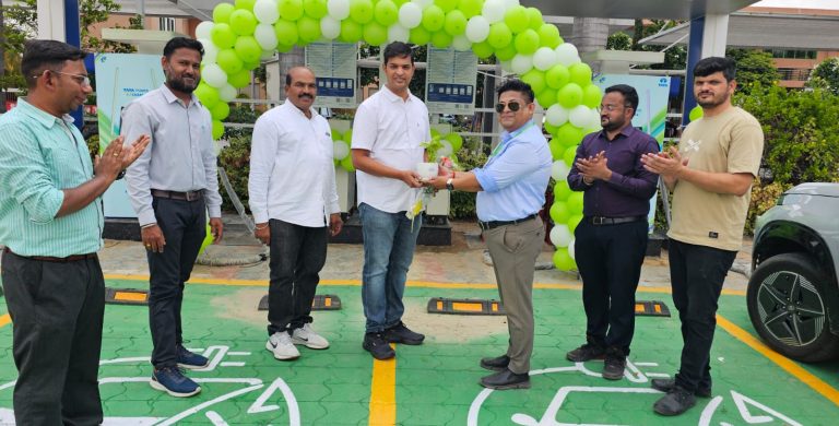 Tata Power and Tata Passenger Electric Mobility Ltd expands its presence in highways across Telangana with high speed TATA.ev MegaCharger Hub on NH-65